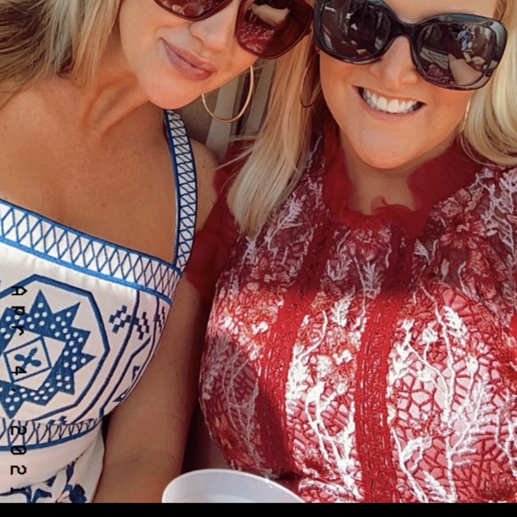 Monique Lhuillier Embroidered Mesh Cocktail Dress - Picture 14 of 15